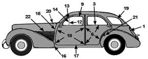Part Location Diagrams - Metro Moulded Parts Inc